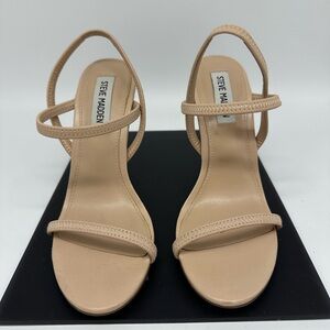 Steve Madden Women's Nude Strappy Heels